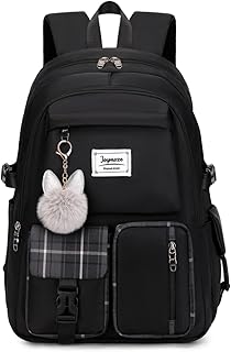 Joymoze Cute Backpack for Girls Teenagers Daily Backpack Women Backpack Purse, black, M, Rucksack