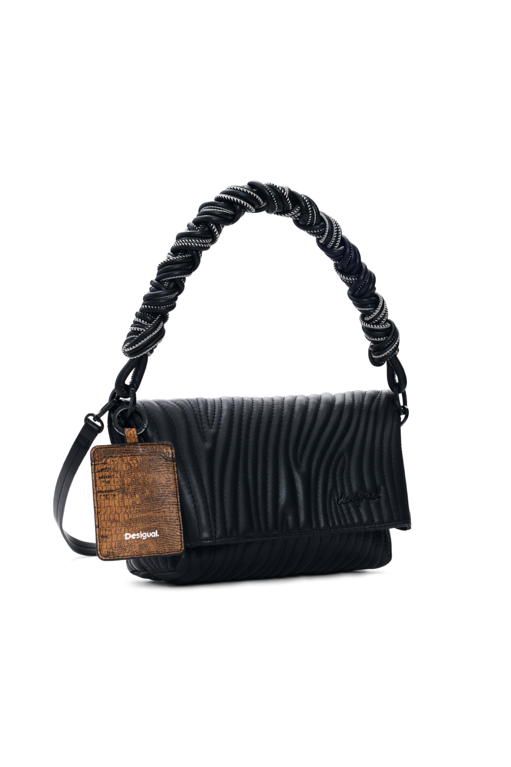 Desigual Schultertasche Umhängetasche Helium Trokel Across Body Bag Black schwarz