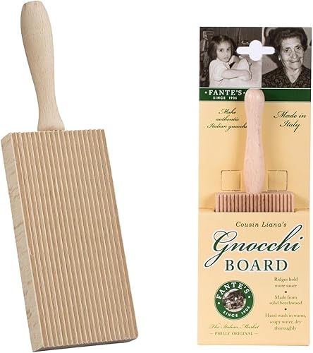 Miniatura 8 de Fantes - Tablero de ñoquis madera de haya 8 pulgadas el mercado italiano original desde 1906