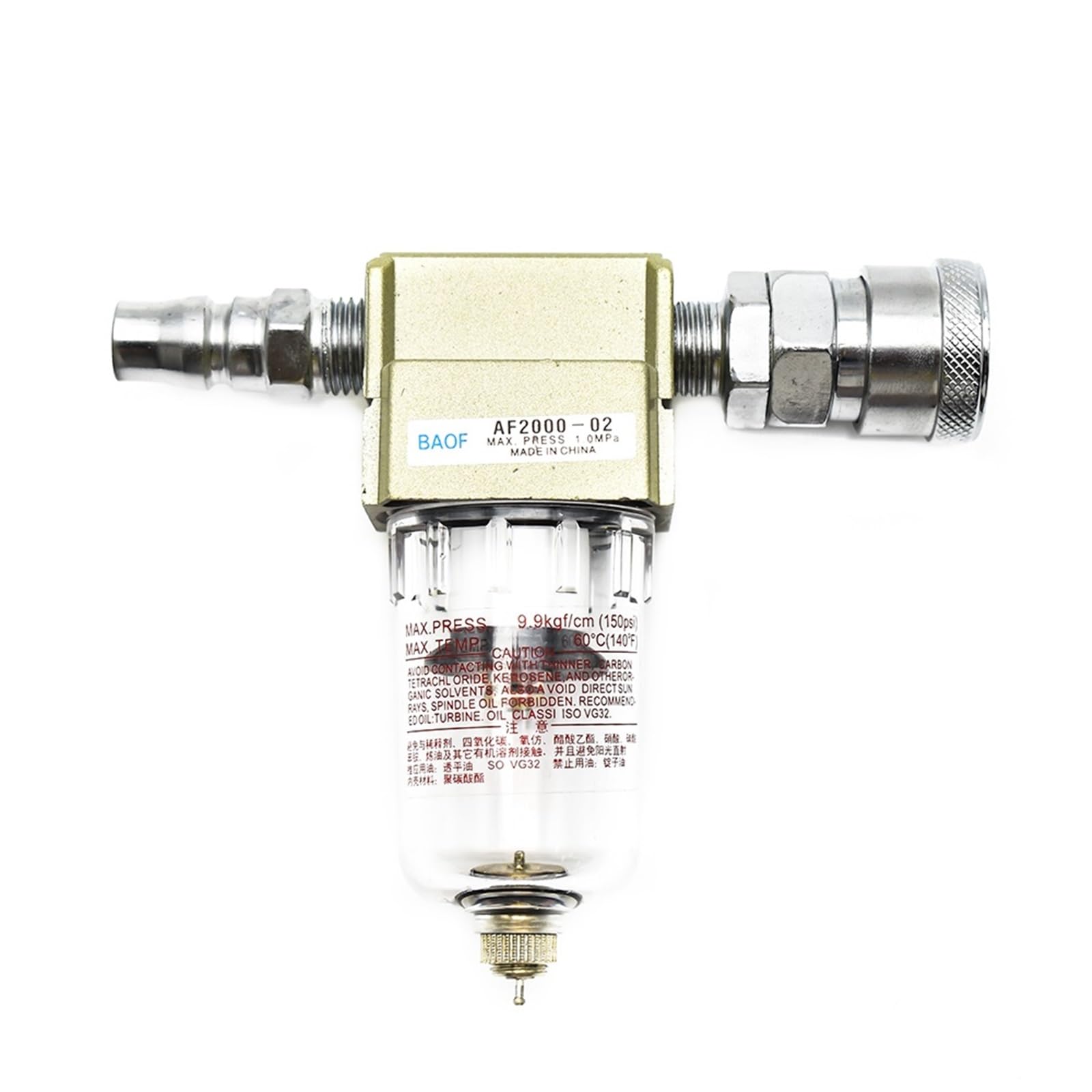 AF2000-02 Druckluftfilter Wasserabscheider Ölabscheider Kompressor