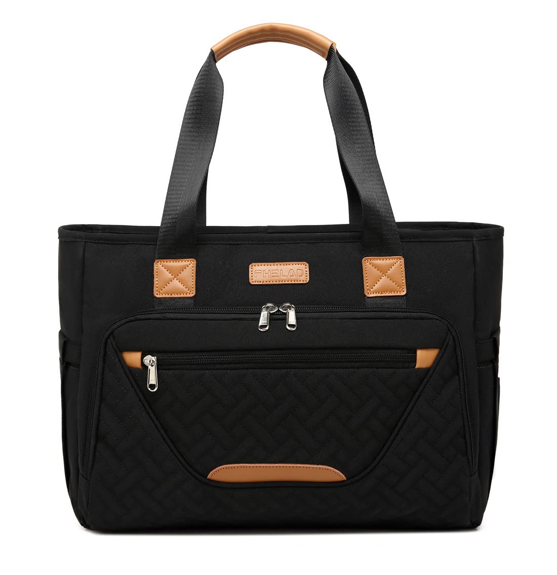 FHELAD Diaper Bag Tote, Large Tote Diaper Bag with 16 Inch Laptop Compartment for Mom and Dad, Multifunction baby tote bag