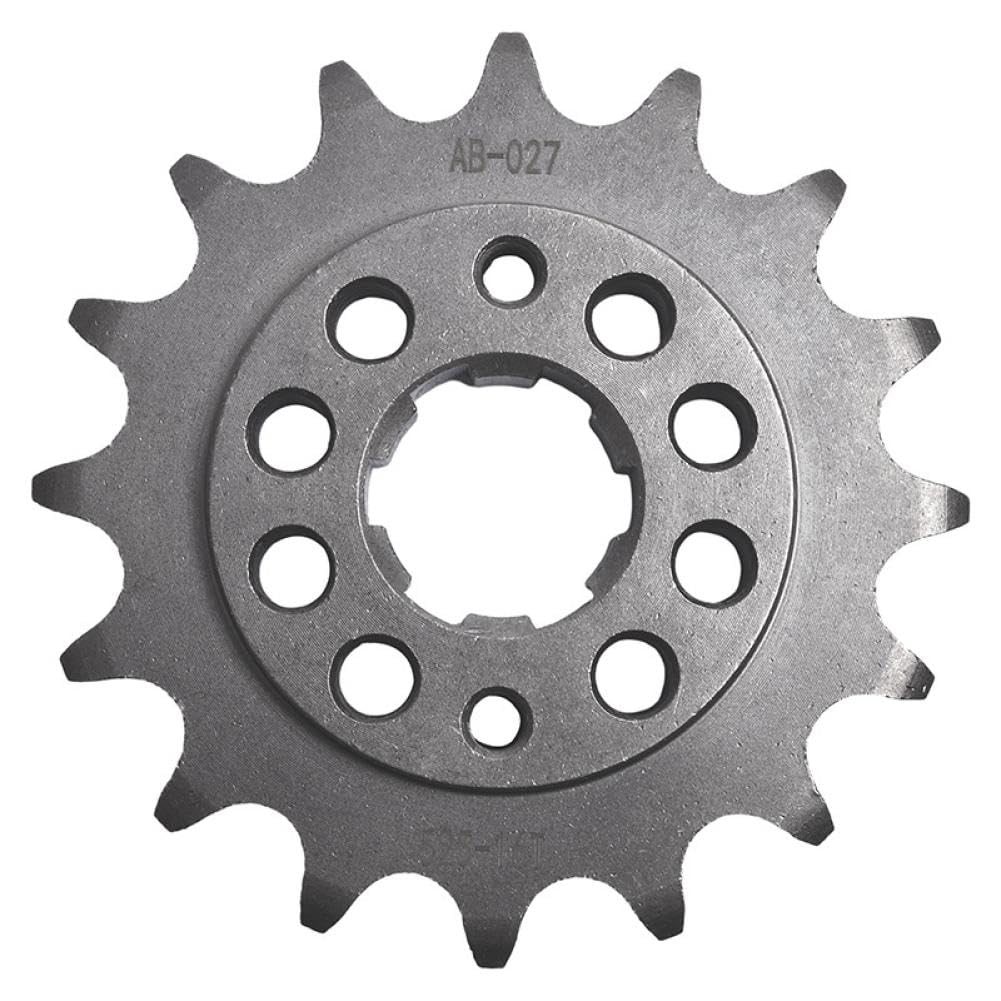 Piñón Delantero de Motocicleta 525 Cadena 14T 15T 16T 20CrMnTi Compatible con CBR400 VF400 XL400 1988-1991 XL600 1987-1988 NV600 VT600 1988(16T)