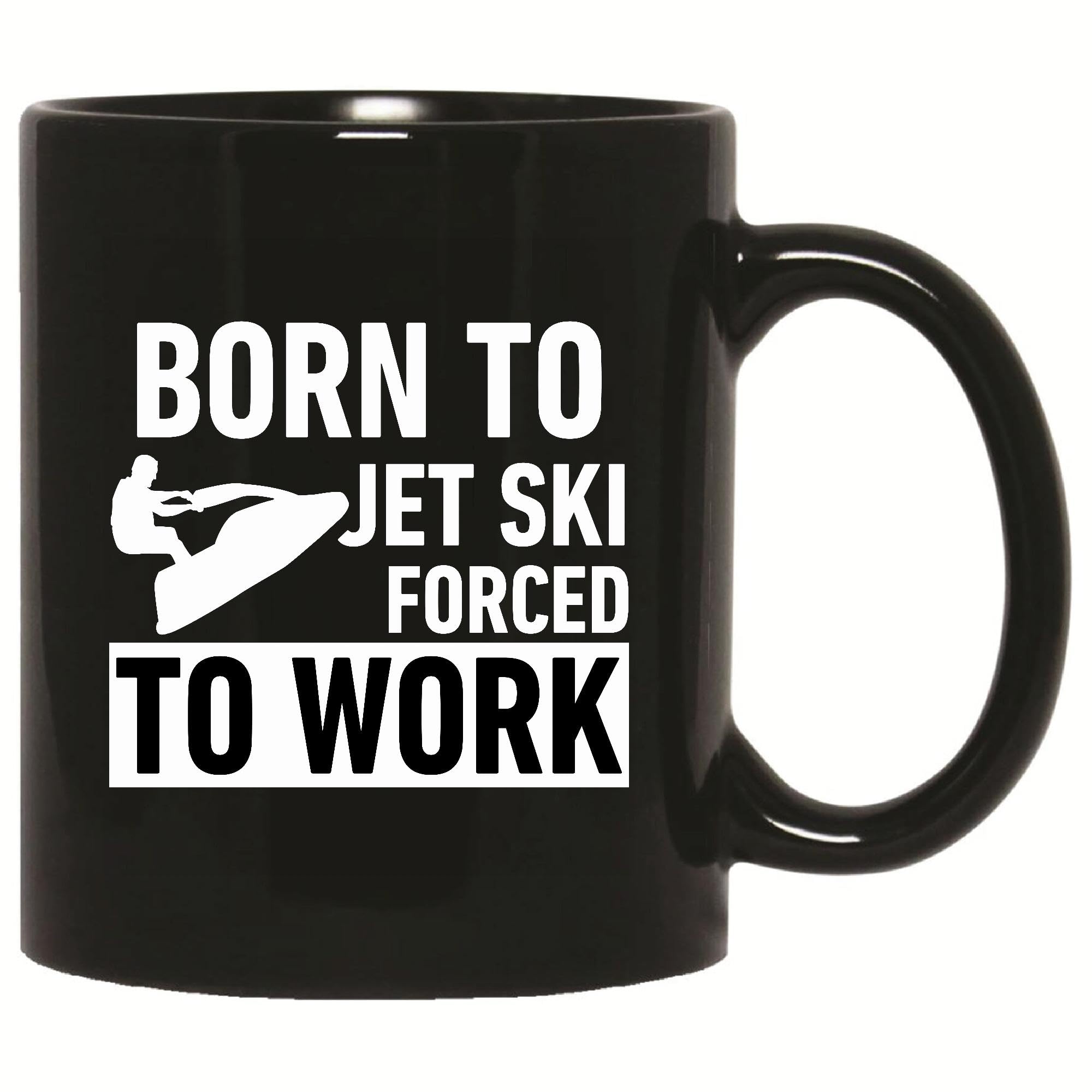 Fun Gift For Ưater Sports Enthusiasts 11oz 15oz Black Coffee Mug