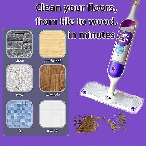 Miniatura 6 de Recambios de almohadilla de trapeador desechable para Swiffer PowerMop multisuperficie para limpieza de pisos, 20 unidades