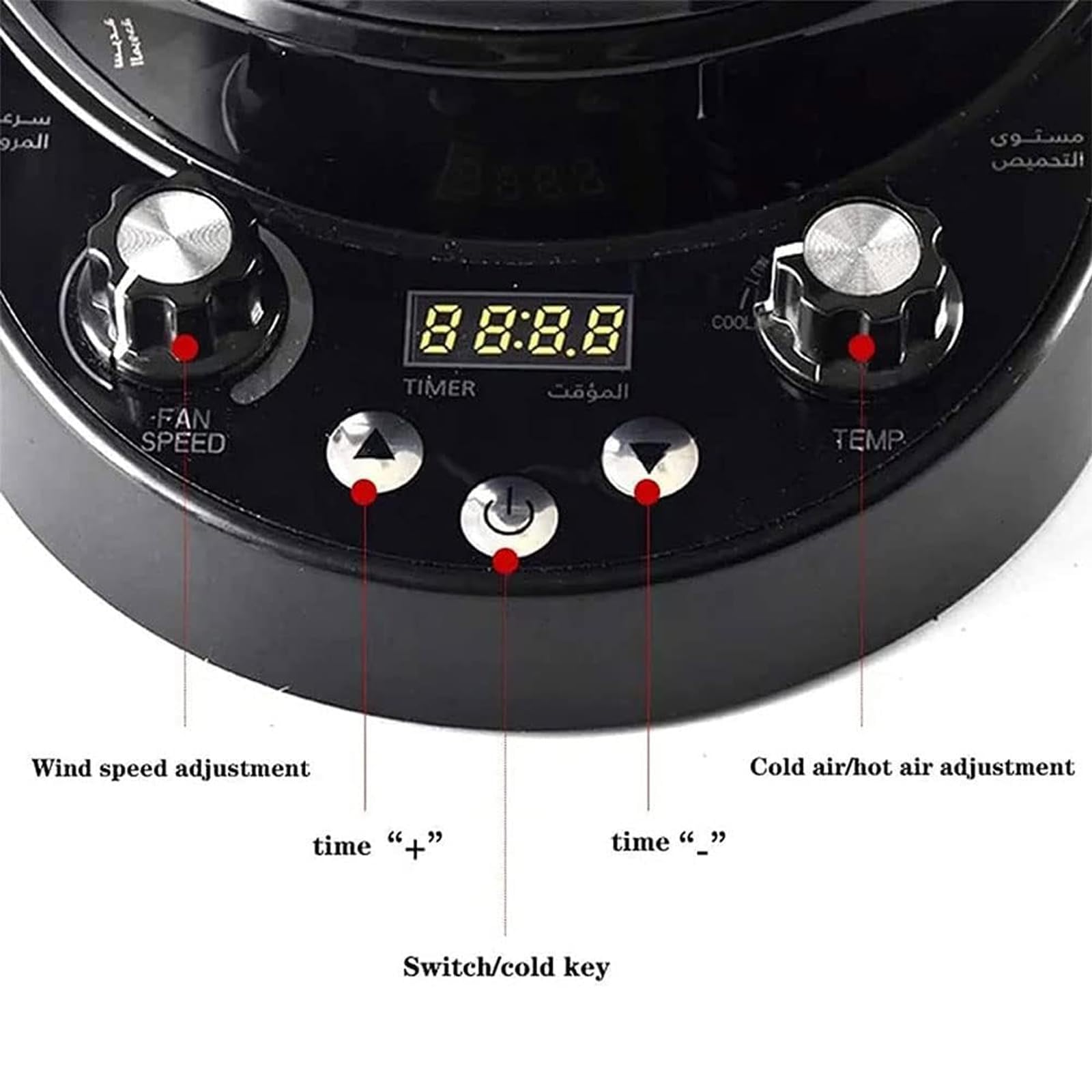 Tostador de café en grano, tostador de café, tostador de café eléctrico profesional, máquina tostadora de café de aire con temporizador, velocidad del viento ajustable for cafetería, restaurante