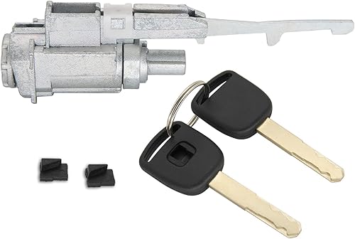 Interruptor de encendido con cerradura de cilindro con 2 llaves compatible para Honda Acura Accord Odyssey Element Civic CR-V Pilot CR-Z MDX RDX TSX