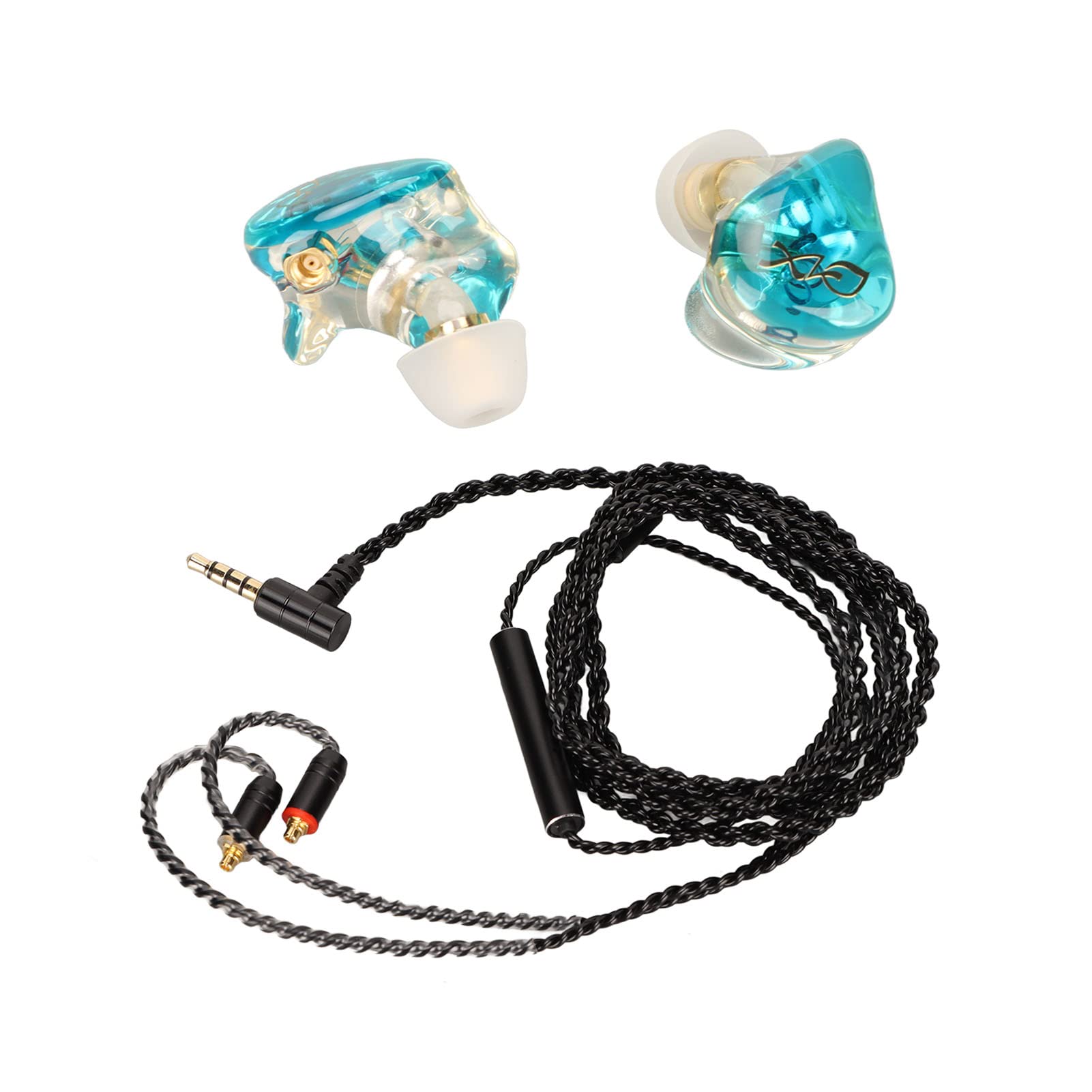 Auricolari per Monitor Cablati Acuti Nitidi Bassi Potenti per Musicisti e Amanti della Musica Auricolari in Grafene in Rame con Cavo MMCX Staccabile (#4)