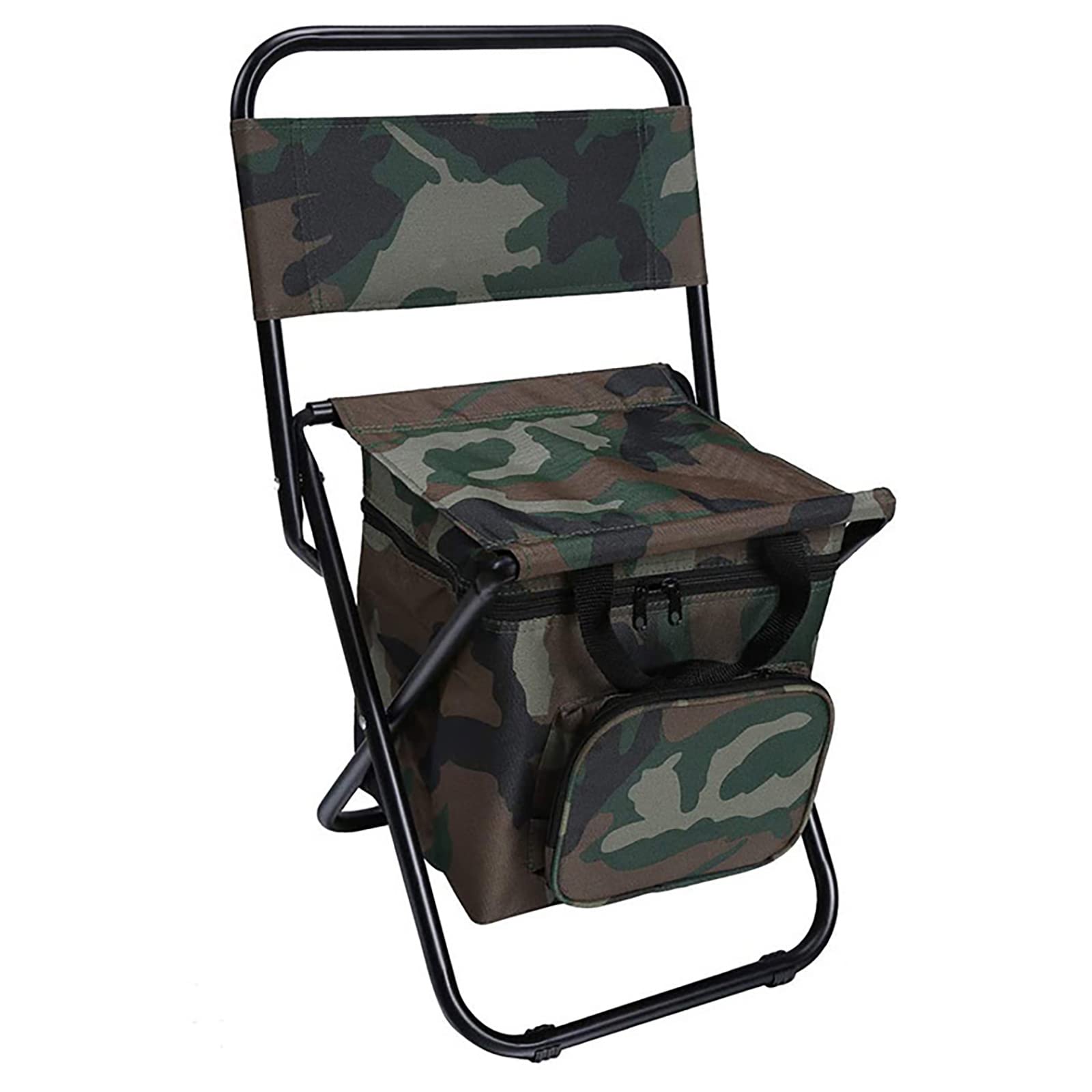 Chaise de plage pliable basse avec dossier inclinable et sac pour adulte