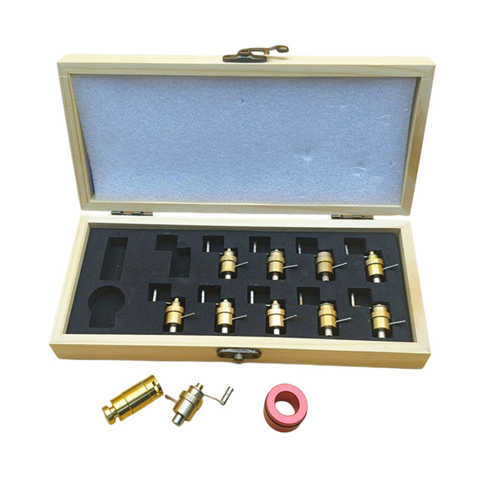Complete Watch Repair Mainspring Winder Watch Winder Tool Set Durability Metal Design for Hobbyists and Professional
