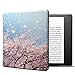 Produktbild A-BEAUTY Hülle für Kindle Oasis 2017, Schlankes Leichtgewicht PU Leder Smart Cover mit Auto Schlaf/Wach für Amazon Kindle Oasis (9. Generation - 2017 Modell), Kirschblüten