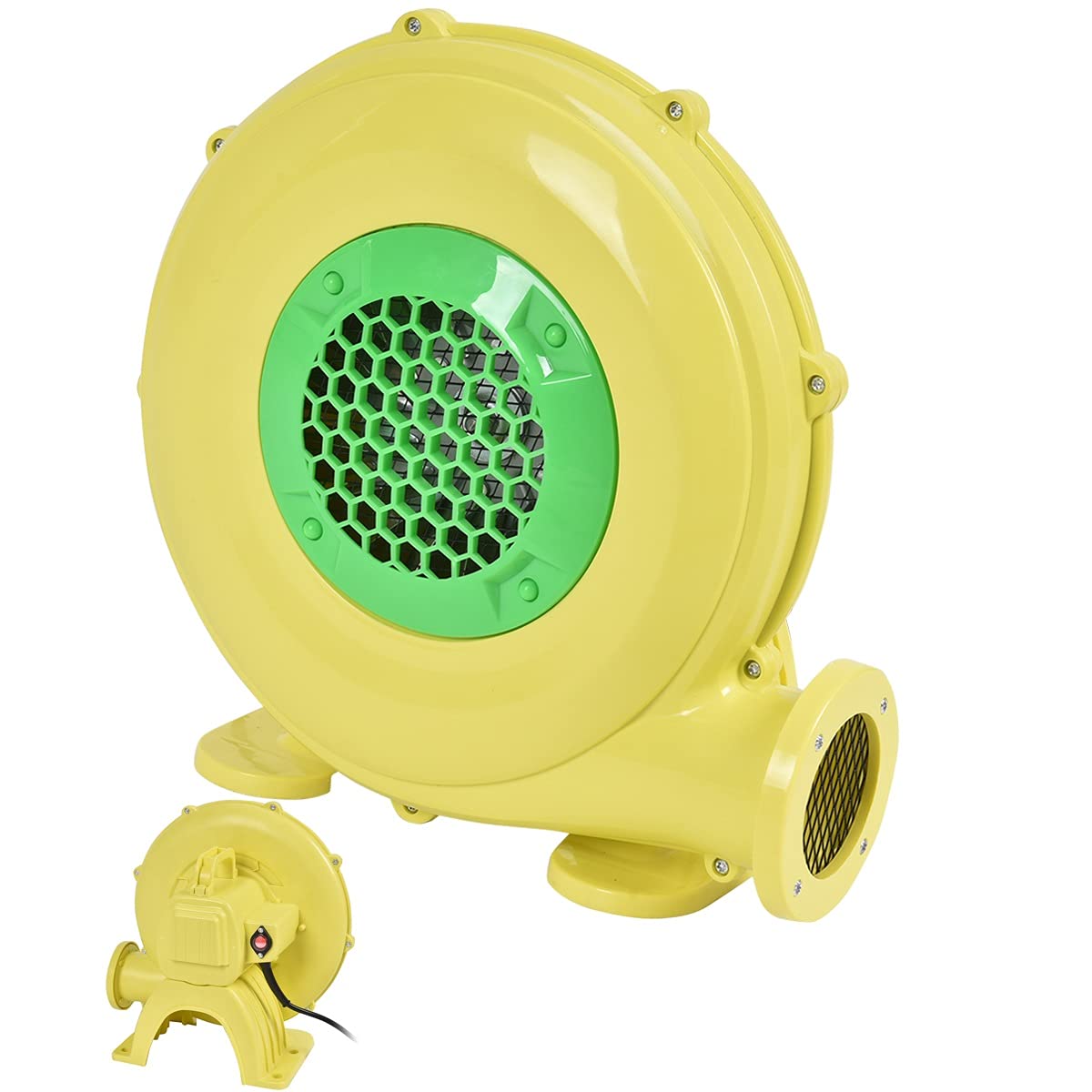 RELAX4LIFE Ventilatore Gonfiabile per Castello, Soffiatore Elettrico 350W-950W, con Cavo di Alimentazione, per Scivoli Acquatici, Giochi Gonfiabili Domestici e Commerciali