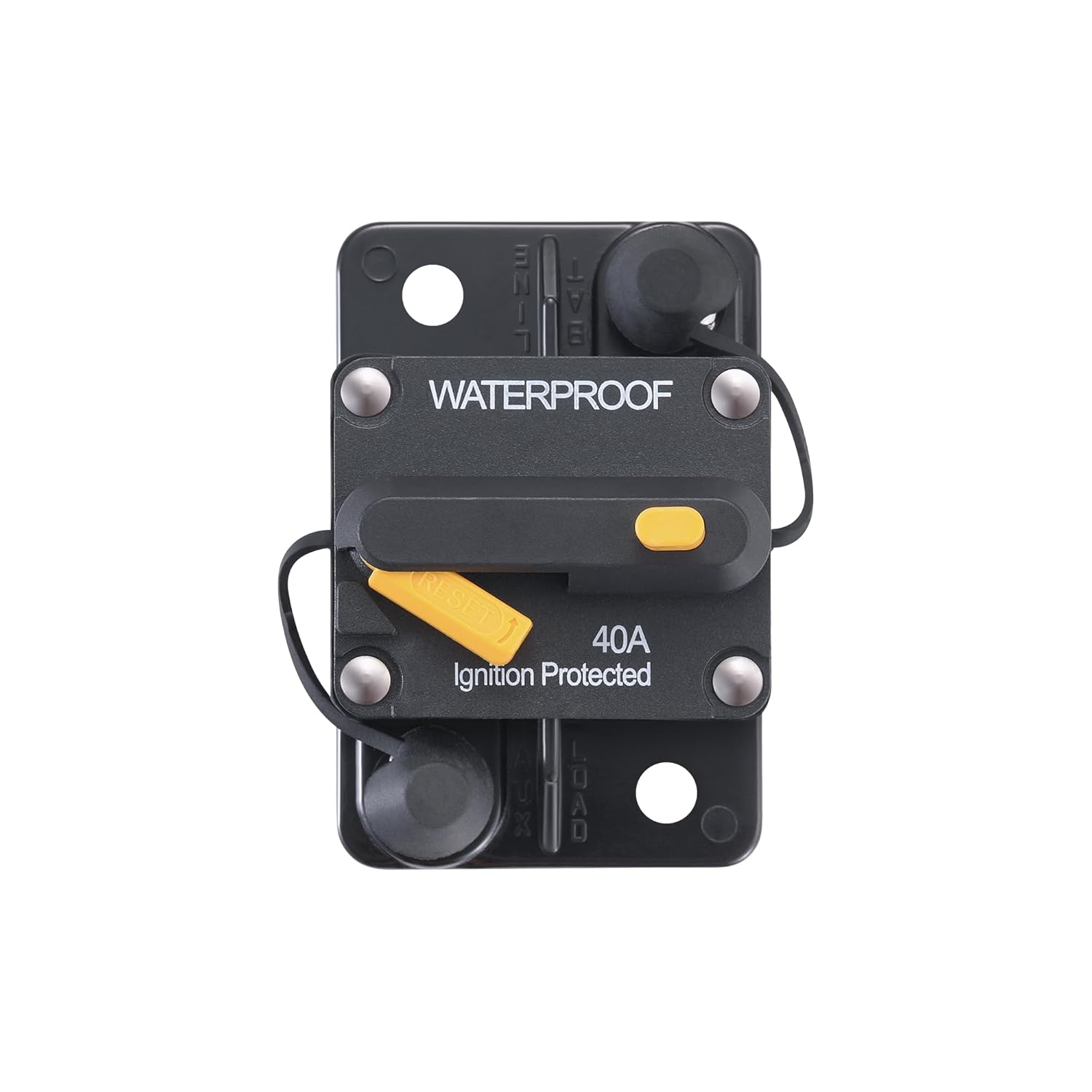 RICH SOLAR 250 Amp Waterproof Circuit Breaker, Single Pole Thermal Breaker for Truck, Bus, RV, and Marine Accessory Circuits DC 12V-48V