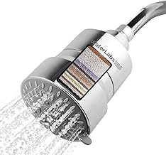WaterLabs HL-50 Shower Filter for Bathroom | Multi Spray Shower Head Filter for Hard Water | Control Hair Fall | 5 Modes High Pressure Water Softener | Reduce Chlorine and Minerals