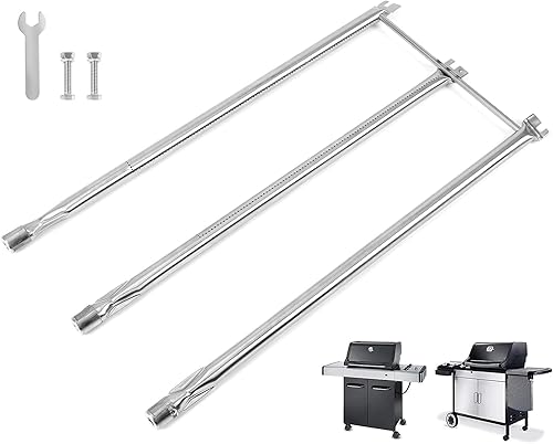 Miniatura 7 de QuliMetal Quemador de parrilla 69787 para parrillas de gas Weber Spirit 300 y GS4 Spirit II serie 300, Spirit E310 E320 S310 S320 E330 S330 SP330