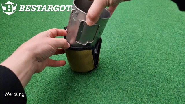 Camping Tasse Camping Titane BIVOUAC 750ml Avec Couvercle - Légère Et