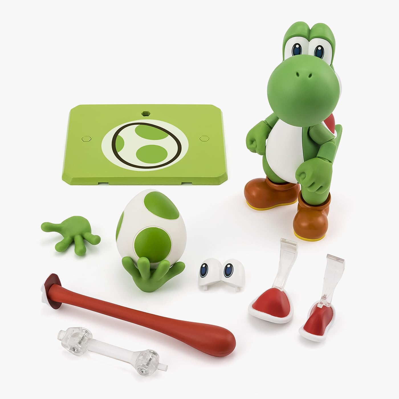 TAMASHII NATIONS Super Mario - Yoshi S.H.Figuarts figurka | Super Mario 12,7 cm figurka akcji S.H. Figuarts - Yoshi Reissue