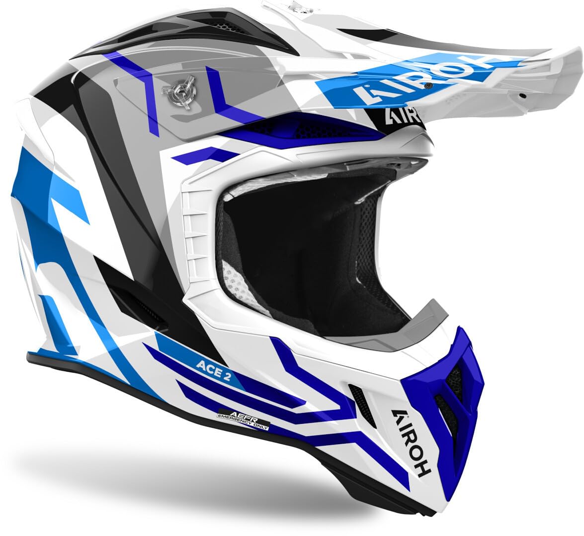 AIROH motocross helmet Aviator Ace 2 multicolor AV22G18 size XS : Automotive