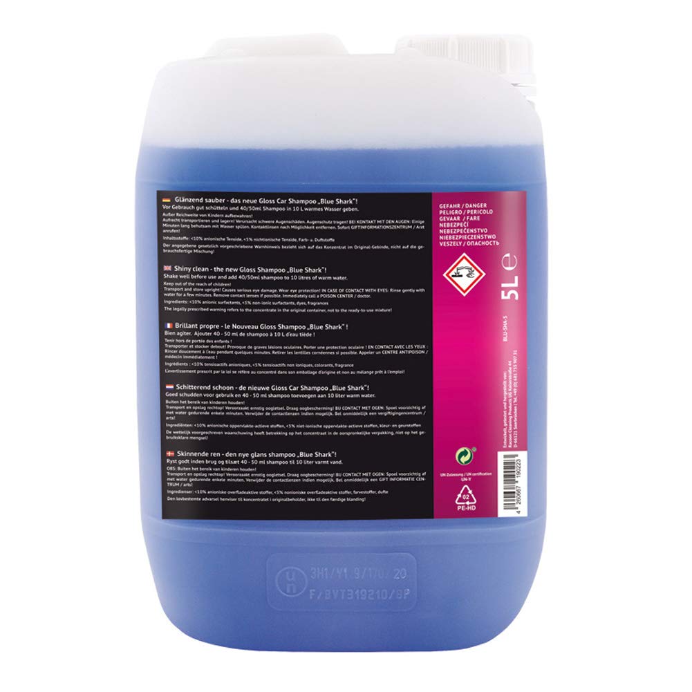 Racoon Blue Shark Gloss Car Shampoo - 5000ml