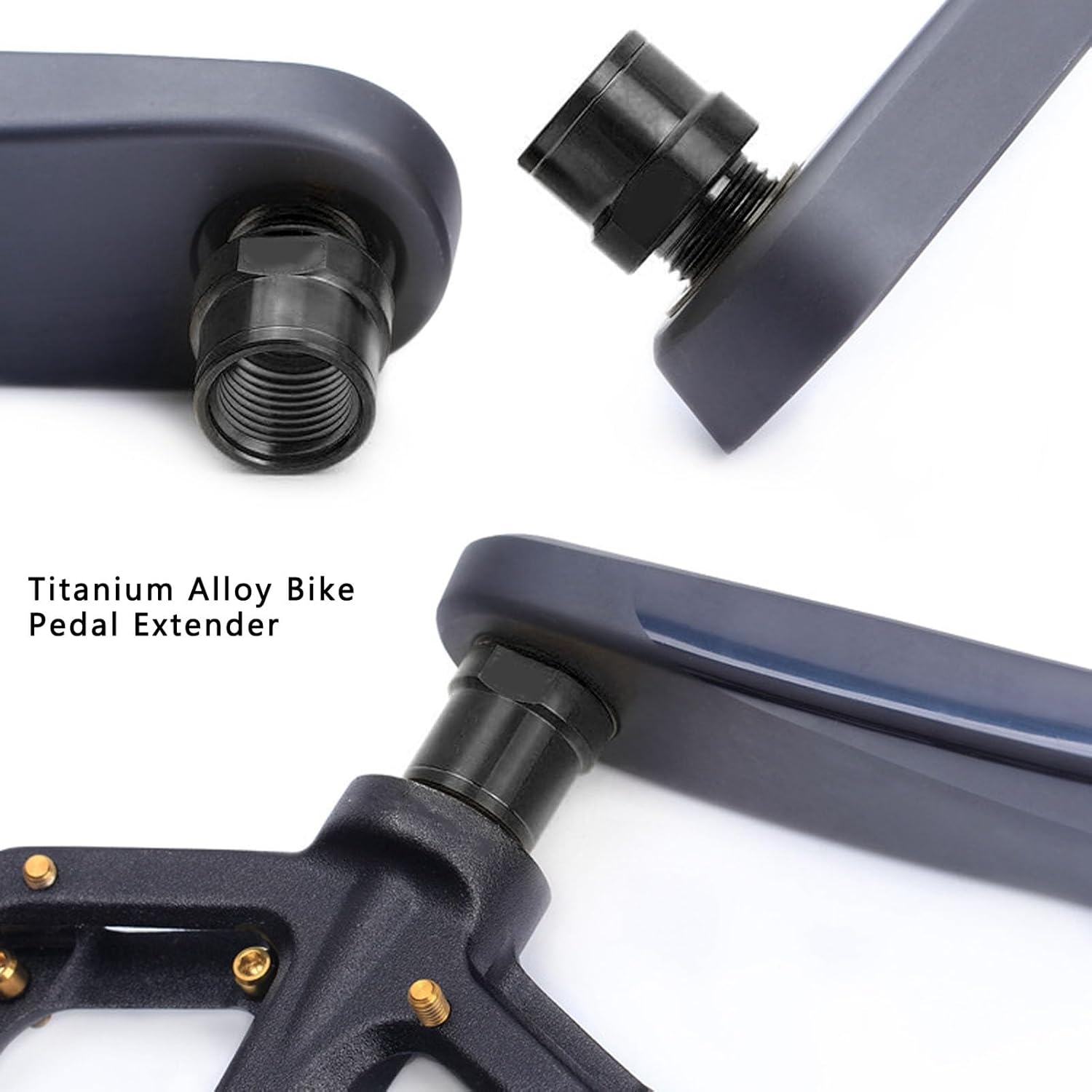 Pedal Extender Installed on a Bike Pedal