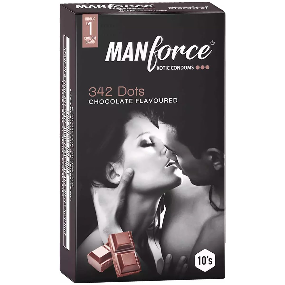 Manforce 342 Dots Xotic Chocolate Flavour Condoms, 10 Count-picture-25