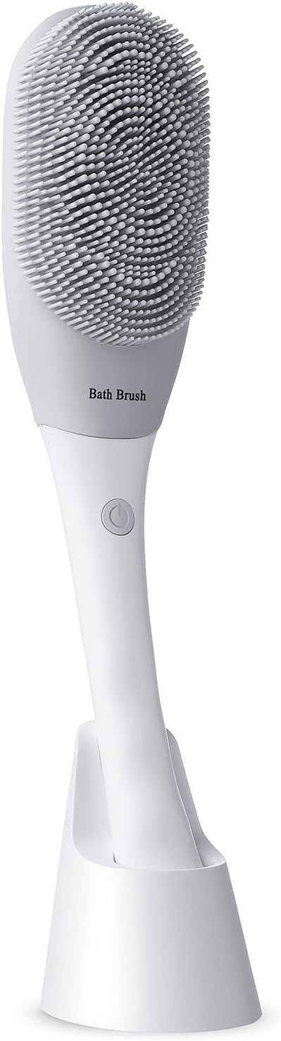 Electric Bath Brush, Waterproof Body Massage Brush Cleaning Kit, SPA Massage Cleaning Brush