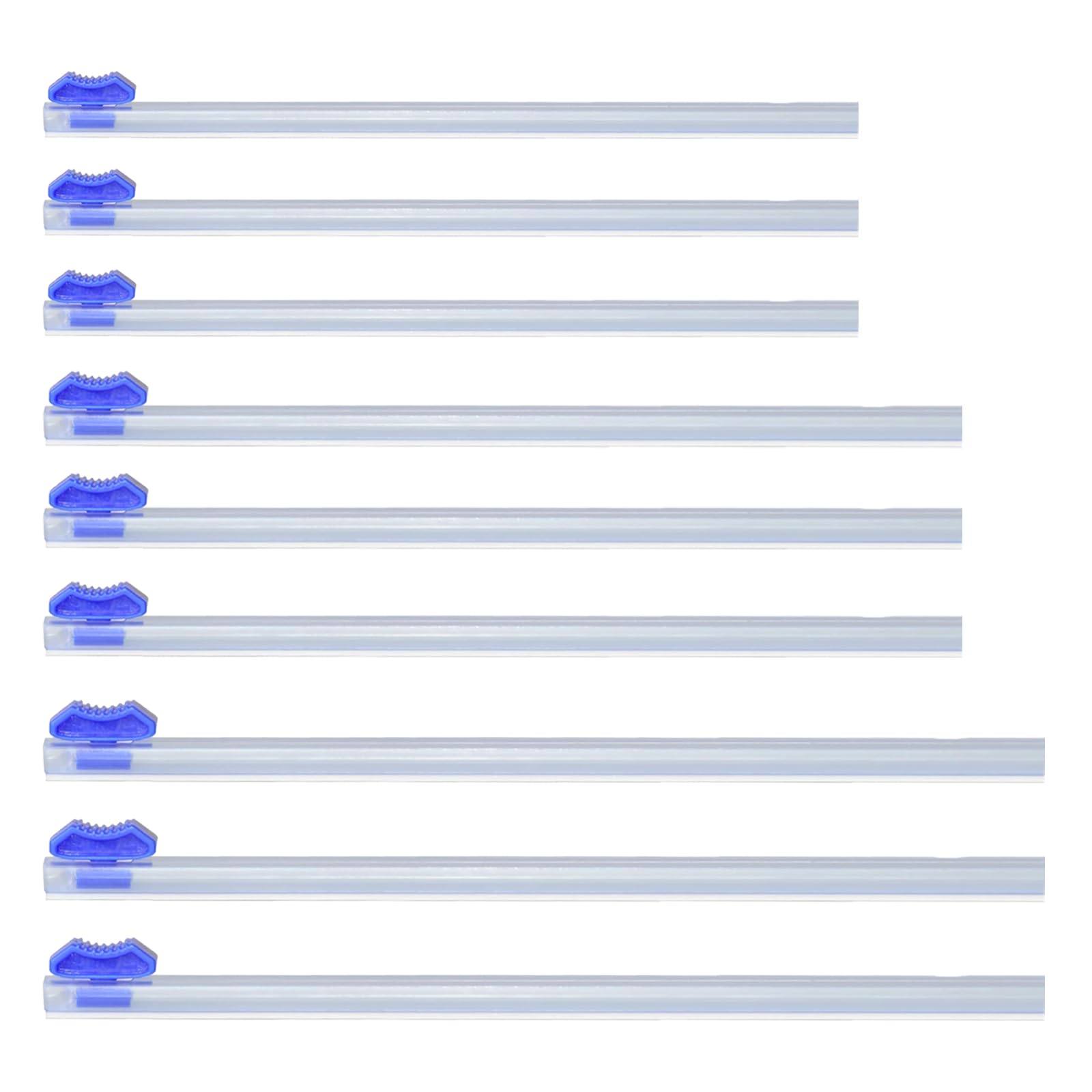 Uncle Jack 9Pcs Plastic Wrap Slide Cutter, Self-Adhesive Slide Cutter, for 12/15/18 inches Foil, Wax Paper, Parchment Paper, Barbecue Paper