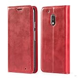[Soporte plegable incorporado] Esta Funda con Tapa Motorola Moto G4 Play puede cambiar a una posición horizontal y actuar como una función de pie, conveniente para ver películas o video-chat.