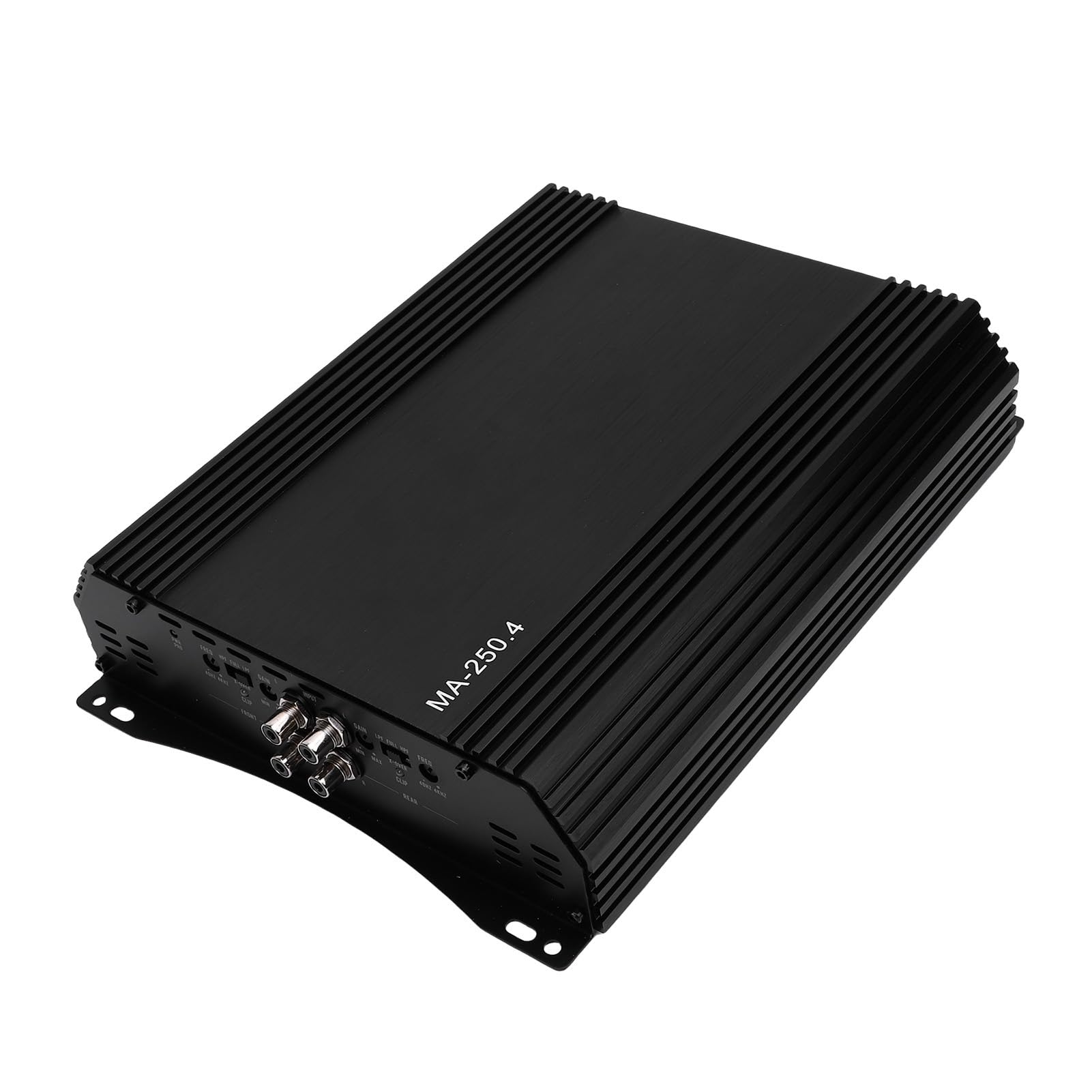 Amplificador de coche de 4 canales 12 V, 4 x 250 W, salida de alta potencia, aleación de aluminio, clase D, amplificador estéreo para coche