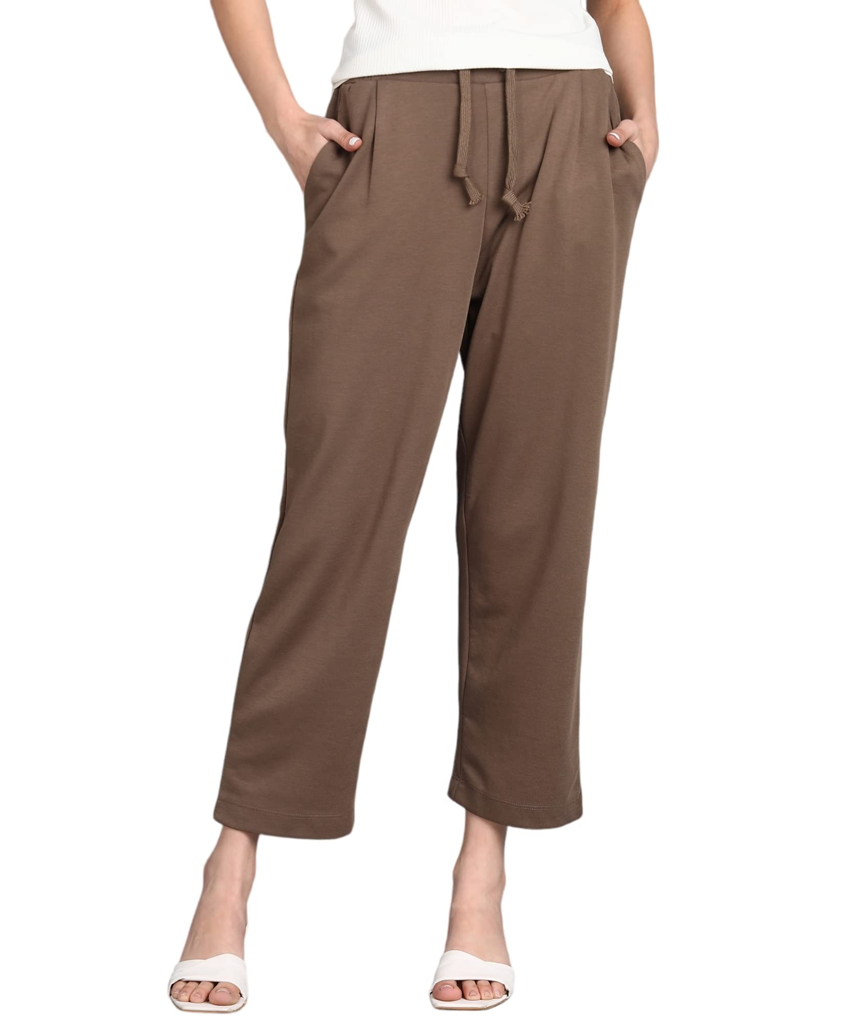 Women Relax Fit Ankle Length Trouser Jogger | Casual Lounge & Travel Wear