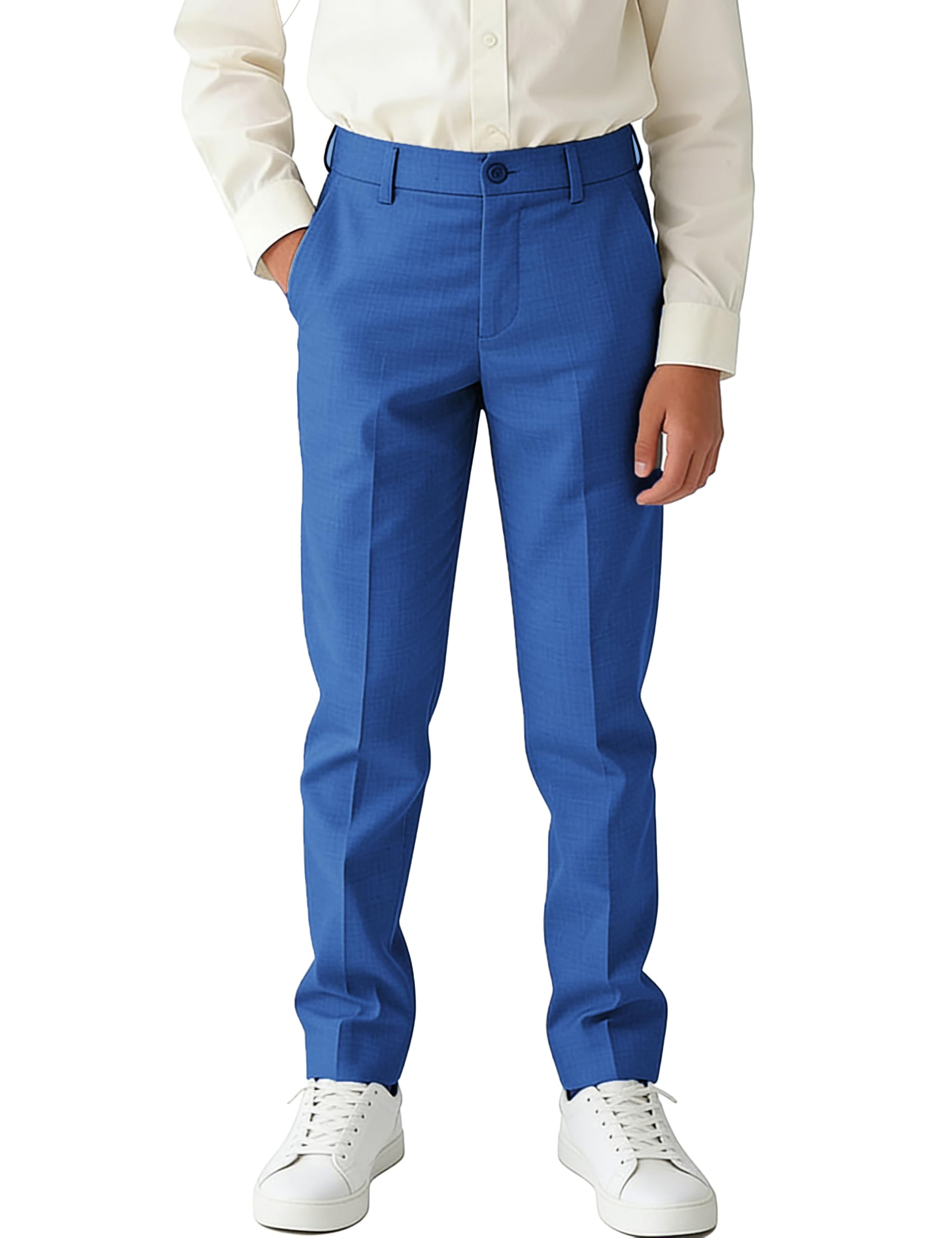 Boys' Dress Pants Kids Wedding Suit Pant School Uniform Trousers