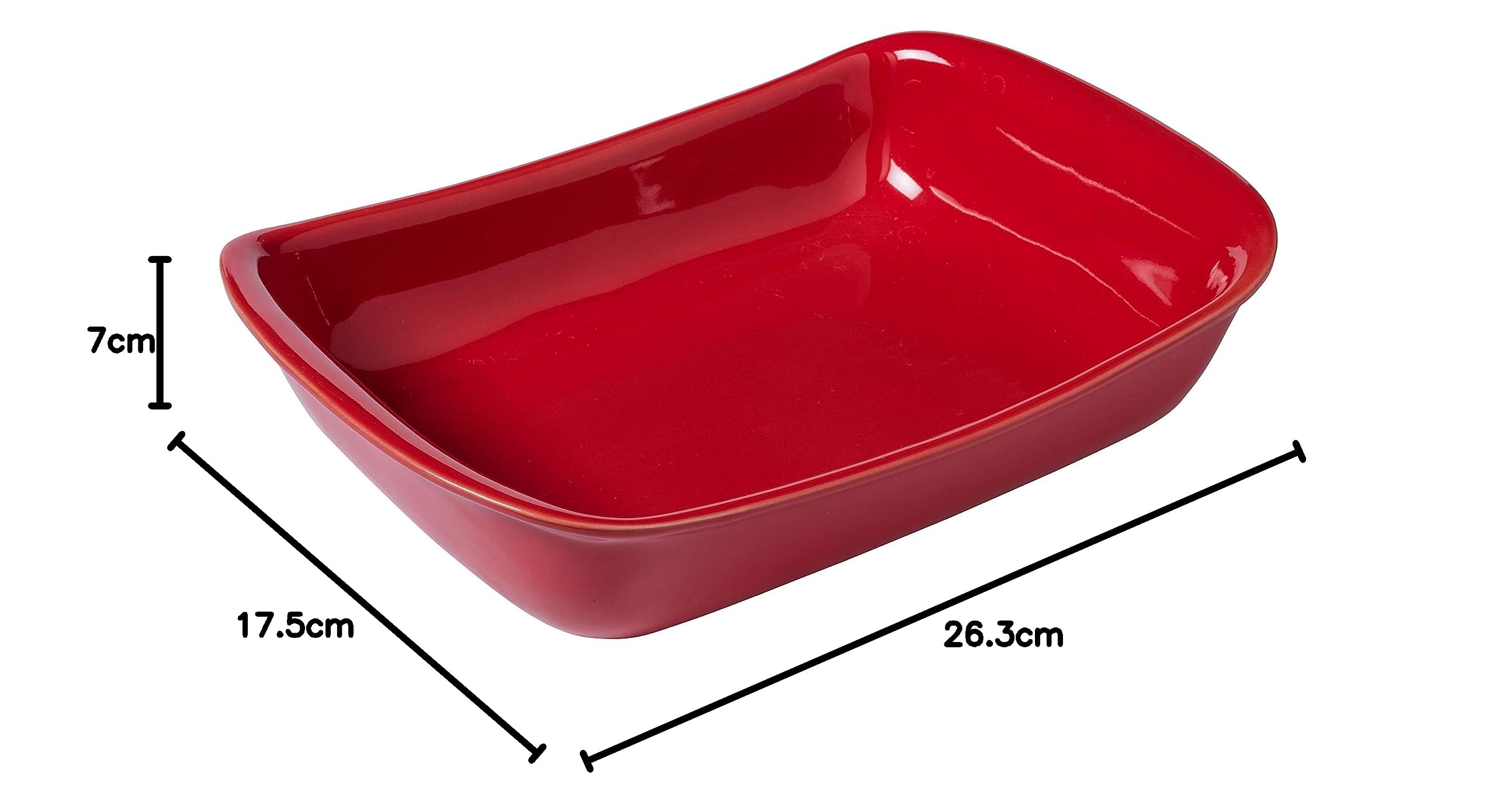 Amazon | パイレックス Supreme オーブン皿 陶器 レッド | Pyrex