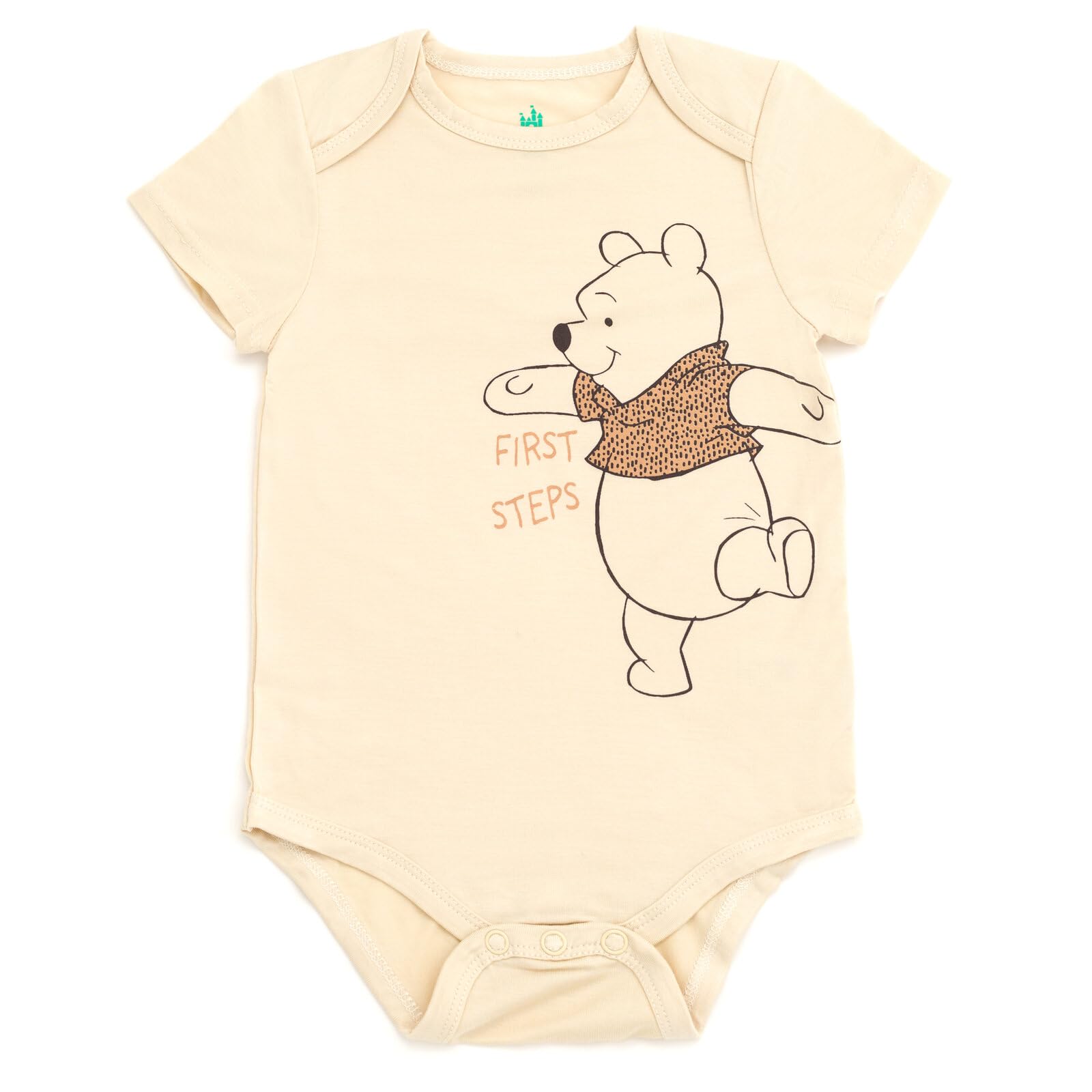 Disney Winnie Puuh Baby-Body, Bambus, 24 Monate, 2 Stück