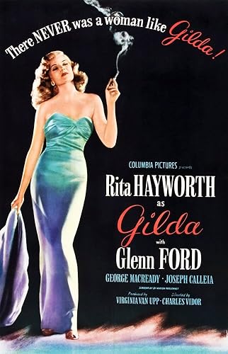 Posterazzi Gilda Rita Hayworth 1946 - Póster impreso (11 x 17), varia