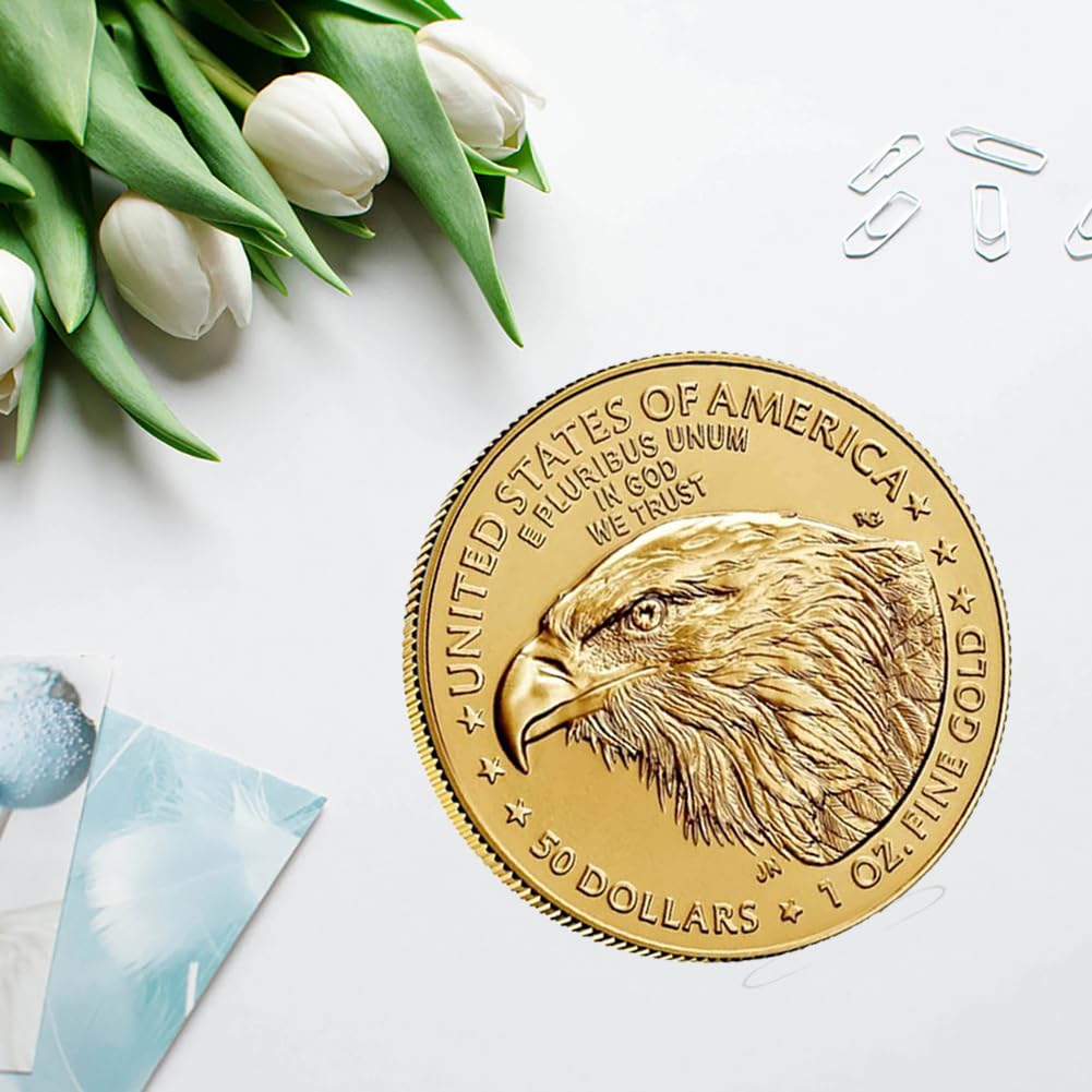 記念コイン 米国 自由の女神 アメリカ リバティイーグルドル 記念メダル アメリカン ゴールド 収集品