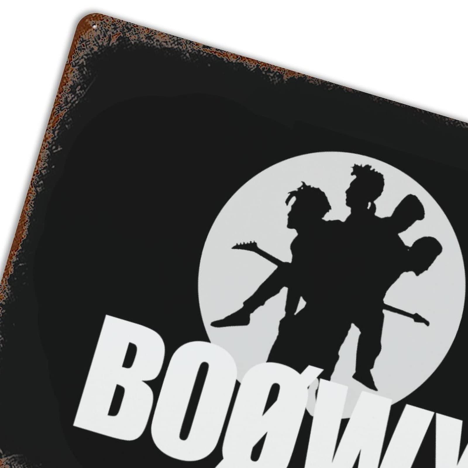 Amazon.co.jp: ブリキ看板 レトロ看板 ボウイ Boowy Boøwy アート