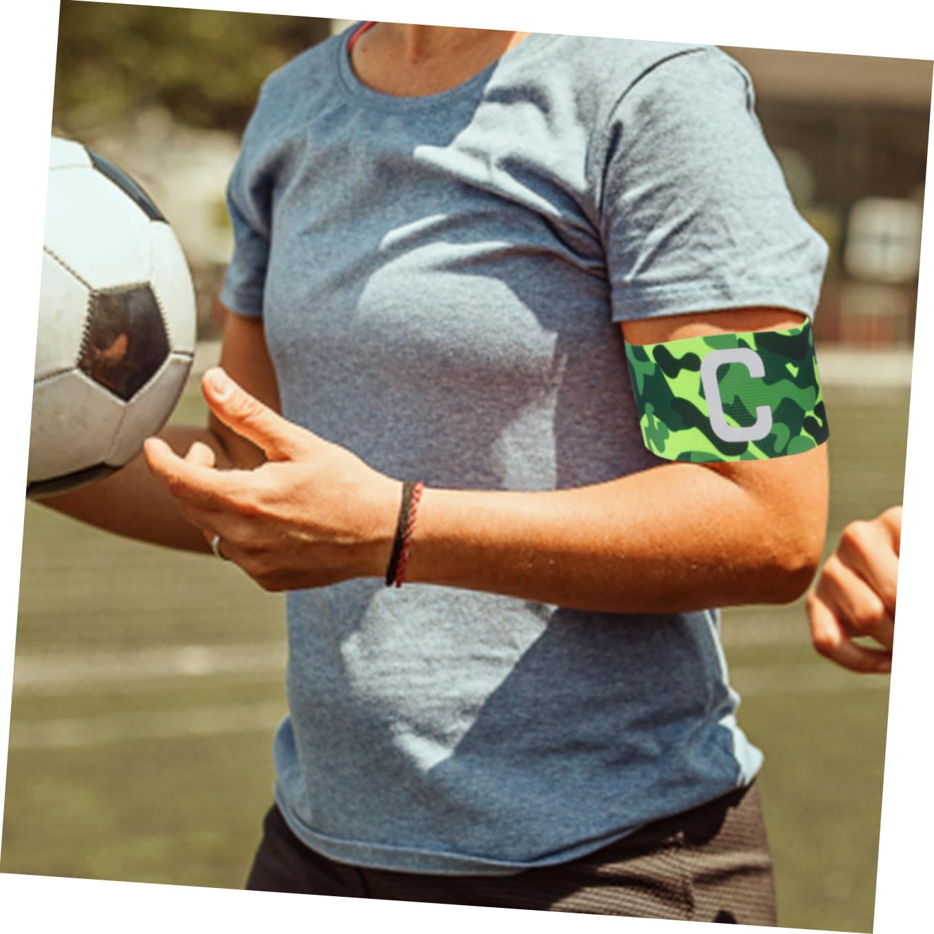 TOYANDONA Brazalete De Protector Brazaletes De Capitanes De Futbol Brazalete Deportivo Ajustable Brazalete De Fútbol Ajustable Banda De Accesorios De Fútbol