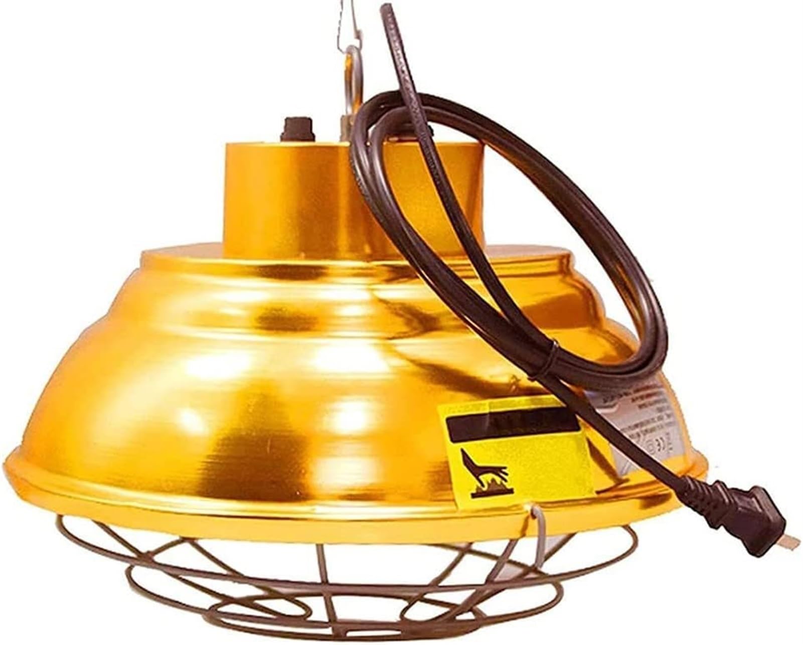 Lámpara de calor infrarroja for cachorro, bombilla de calefacción for tomar el sol, lámpara de calor for criadora de pollos de 200 W-400 W con termostatos y bombilla for pollitos, reptiles, cachorros,