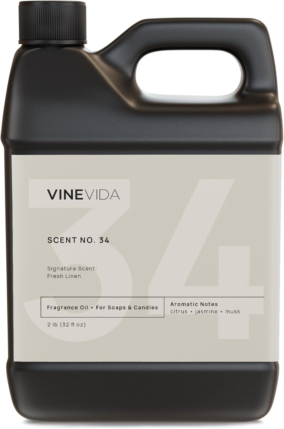 VineVida Fresh Linen Scent Fragrance Oil for Candle & Soap