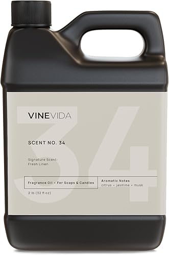 Miniatura 674 de VINEVIDA [4 onzas] Aceite de fragancia de madera de teca de caoba para fabricación de velas y fabricación de jabón, aromas de velas prémium para
