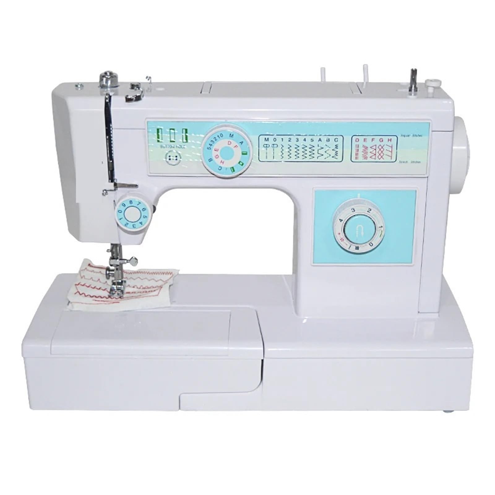 Edede One Color Sewing Machine, Jh653 Small Size Household Sewing Machine Sewed Clothes Multifunctional Sew Machine Multiple Routing Methods