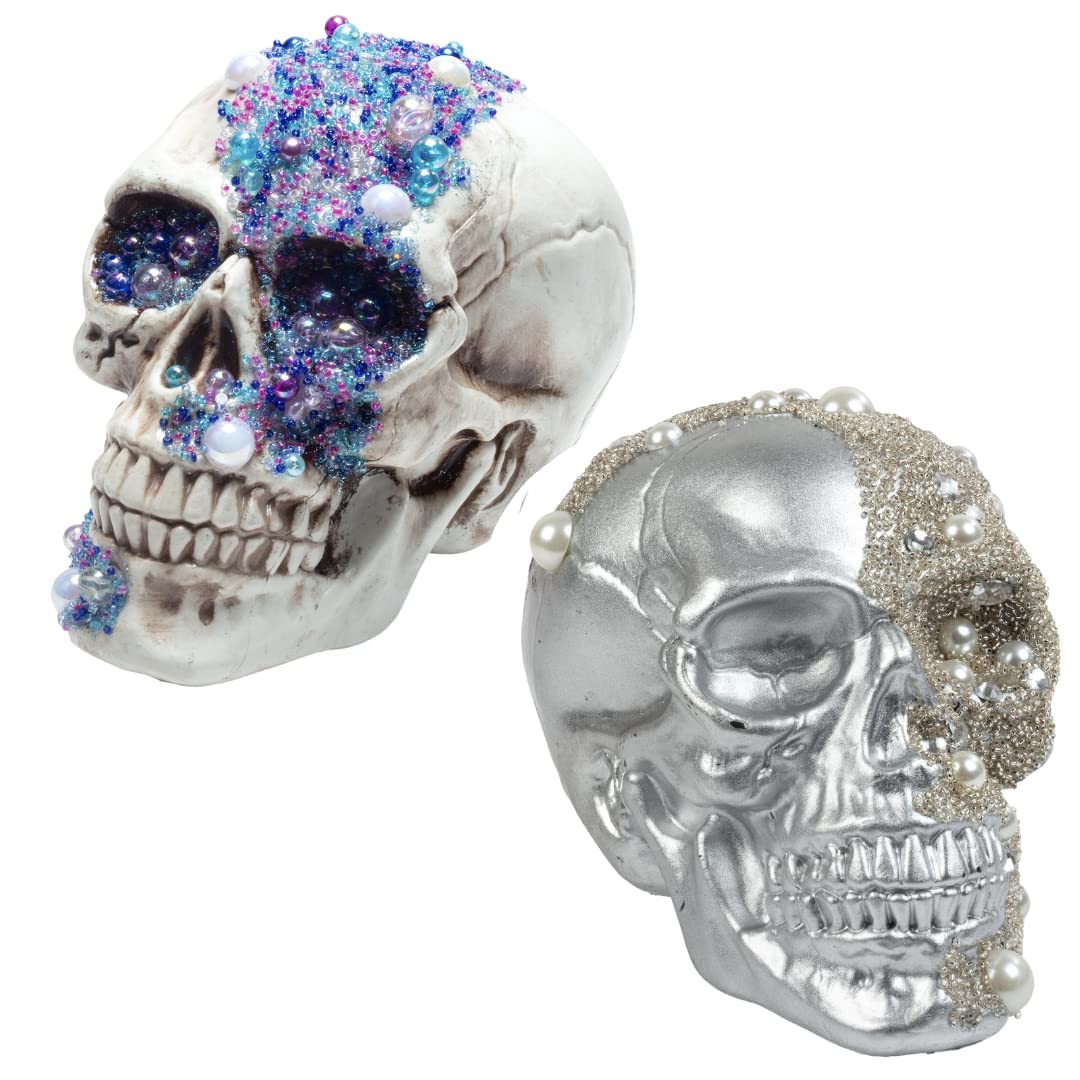Amazon.com: Halloween Pirate Treasure Skulls - 2 Pk, 8