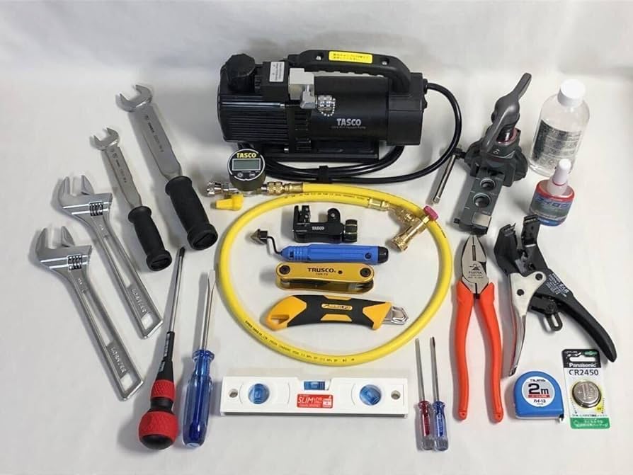 真空ポンプ　ゲージ　フレアツール WEIMALL 真空ポンプ 空調工具 フレアツール エアコン工具