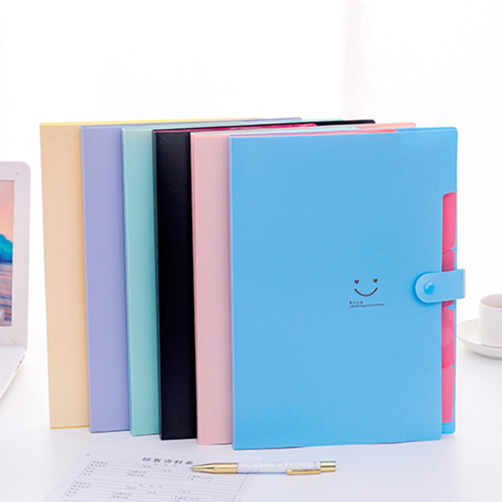 Expanding Filer Folders 5 Pocket Folder File Folder with Labels