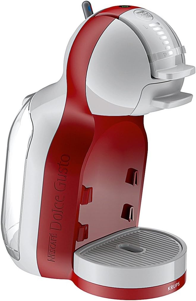 Nescafe Dolce Gusto KP120540 Mini Me Coffee Machine, 1500 W, Red/Grey