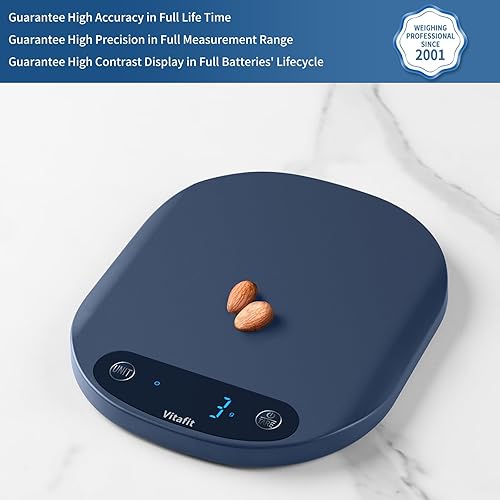 Miniatura 2 de Vitafit Báscula digital de alimentos de 33 libras33.1 lbs en alta precisión de 0.1 onzas0.04 oz, nuestra propia báscula de cocina profesional desde