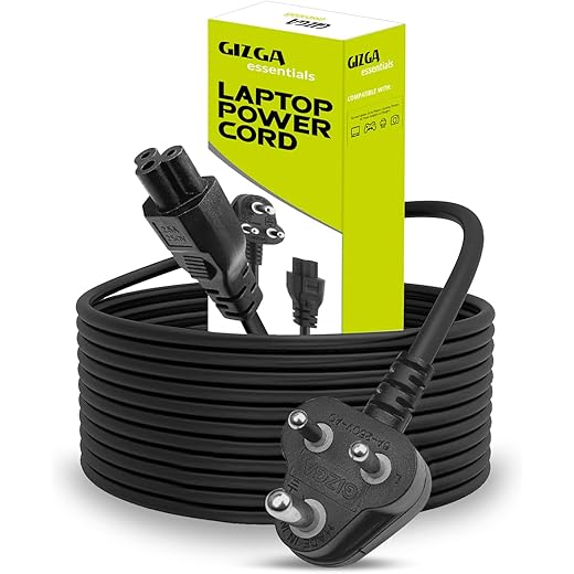 Gizga Essentials Laptop Power Cable 1m