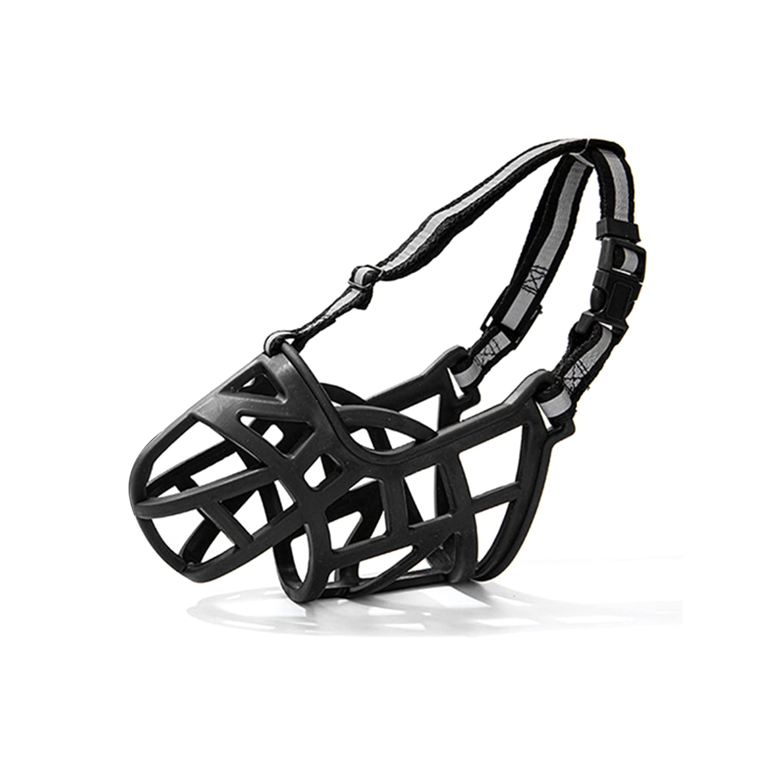 Qpets® Reflective Dog Mask No Affect to Drink Water, Muzzle for Dog Safe TPE Material, Dog Muzzle for Dobermann Dog Muzzle for Training Fierce Dog, Aggressive Dogs, Large Sized Dog(L) (B0B5S1Q3MJ) Amazon Price History, Amazon Price Tracker