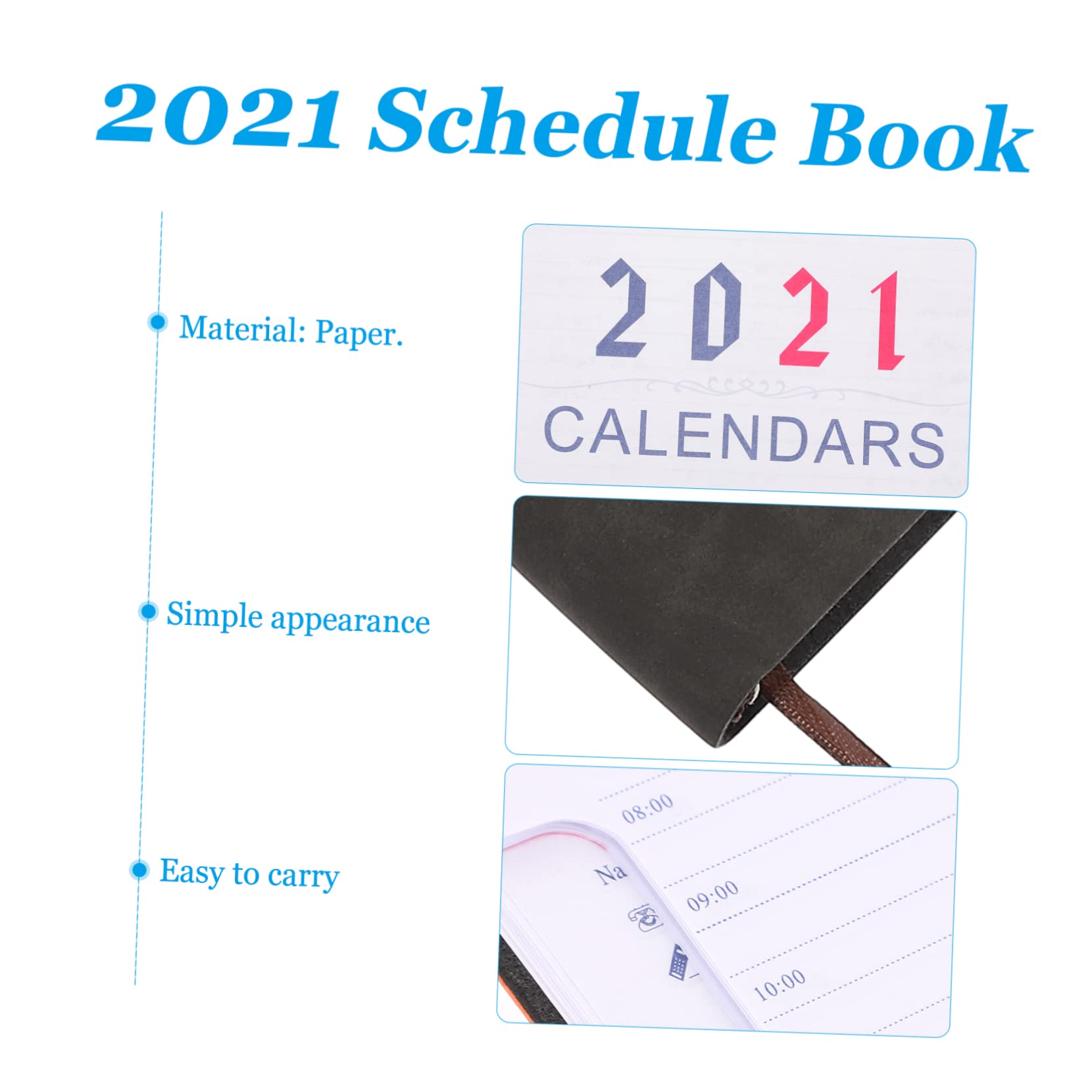 VILLCASE 3stücke Tagesplaner Notizbuch Für Studierende Lehrer Und Berufstätige Praktischer Organizer Planung Und Organisation Von Terminen Und Aufgaben Für Und Alltag