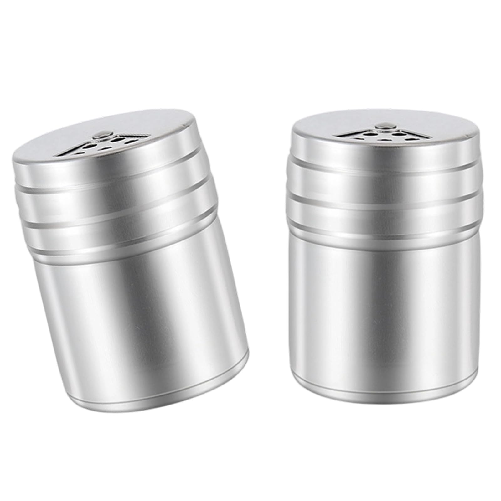 Tfaoys Multipurpose 2Pcs Portable Flour Shaker Seasoning Container For Camping Picnics And Outdoor Powdered Sugar Dispensers Flour Jar With Lid
