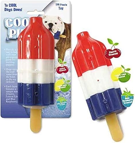 Juguete para perros Rocket Pop Ice Cream Popsicle en forma de agua congelada Juguetes de verano, mini
